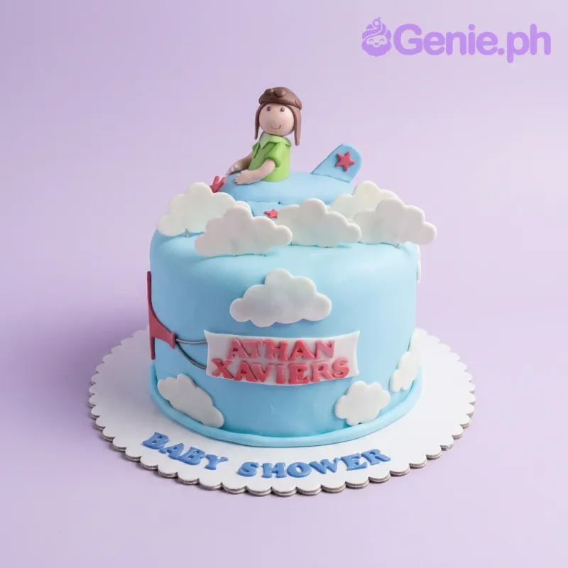 Airplane Baby Shower Airplanes Cake Design
