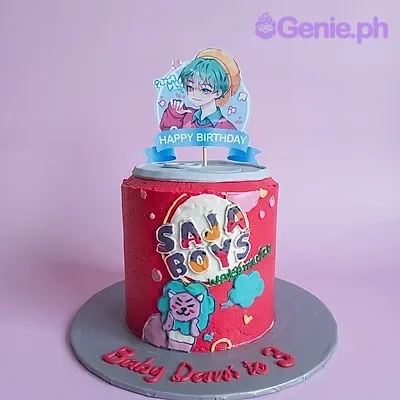 Anime Saja Boys Cake