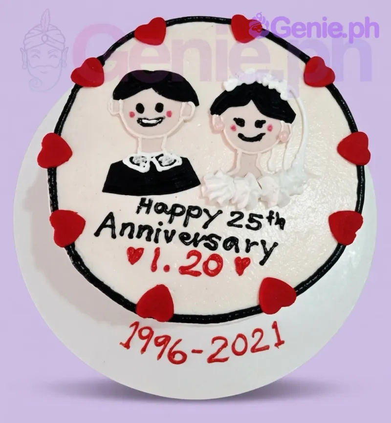 Anniversary Bento Bride Cake Design