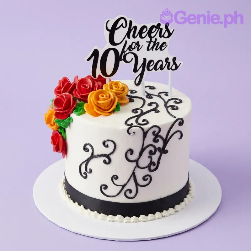 Anniversary Love Cake Design