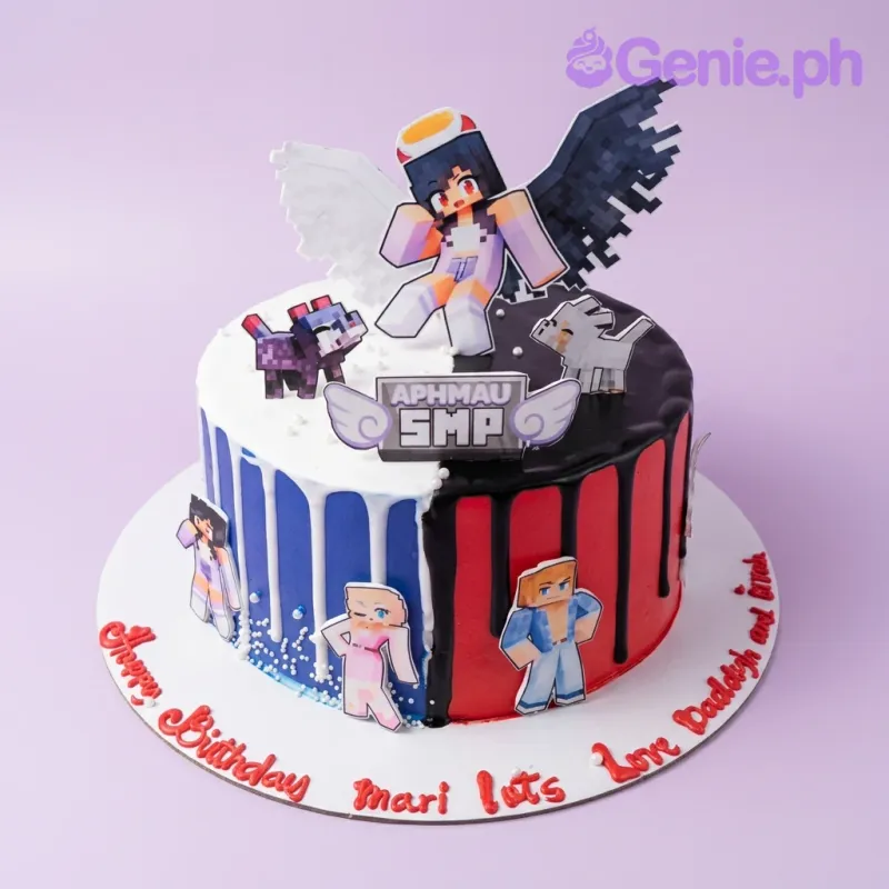 Aphmau Smp Minecraft Cake Design