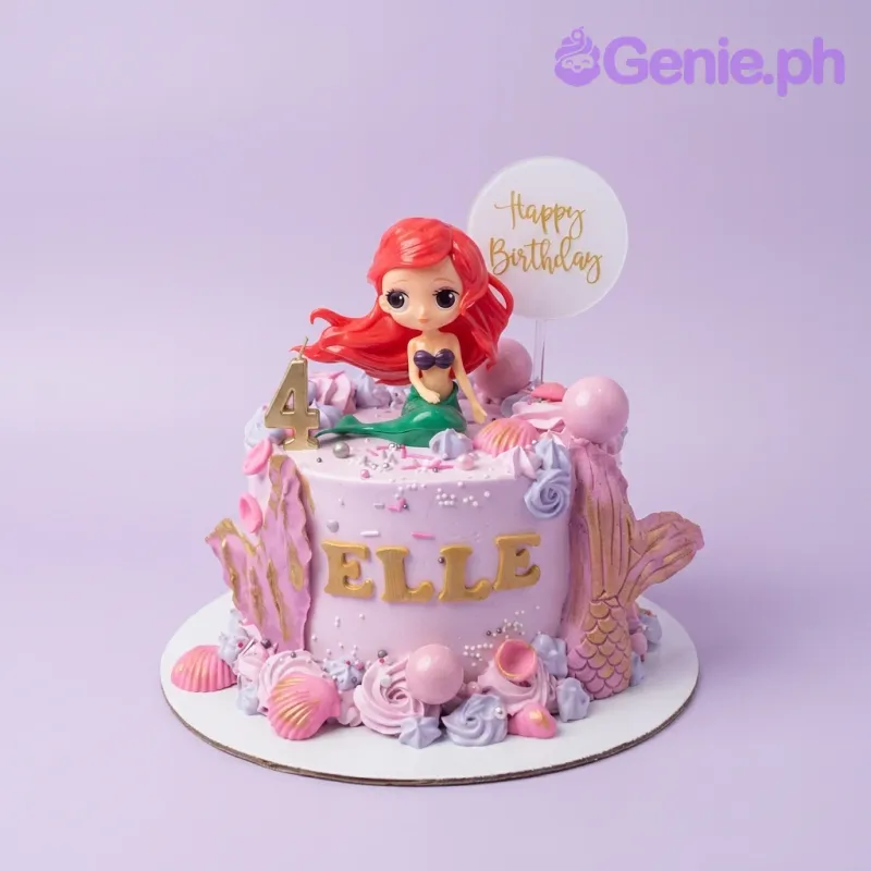 Ariel Mermaid Cake