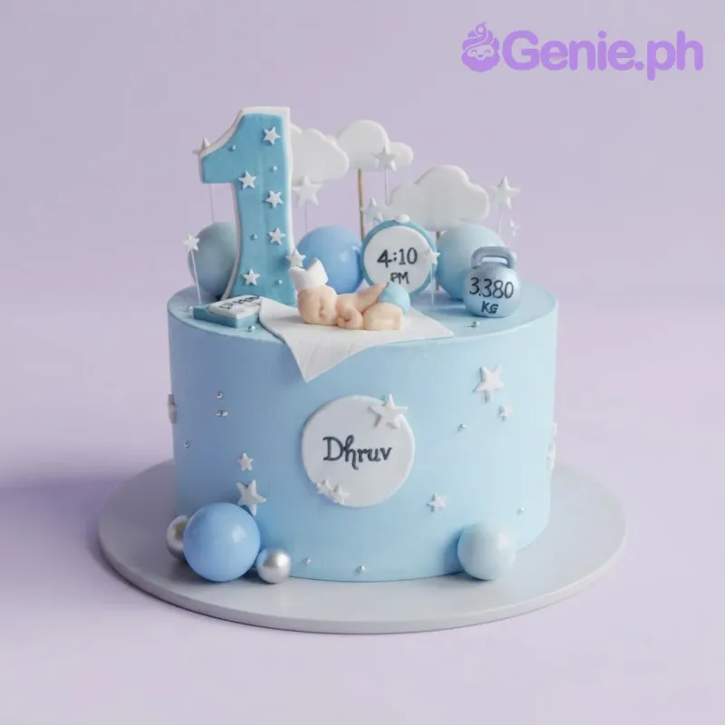 Baby Boy Cake