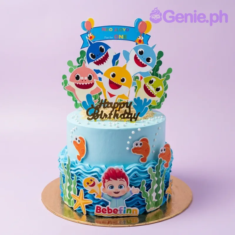 Baby Shark Bebefinn Cake