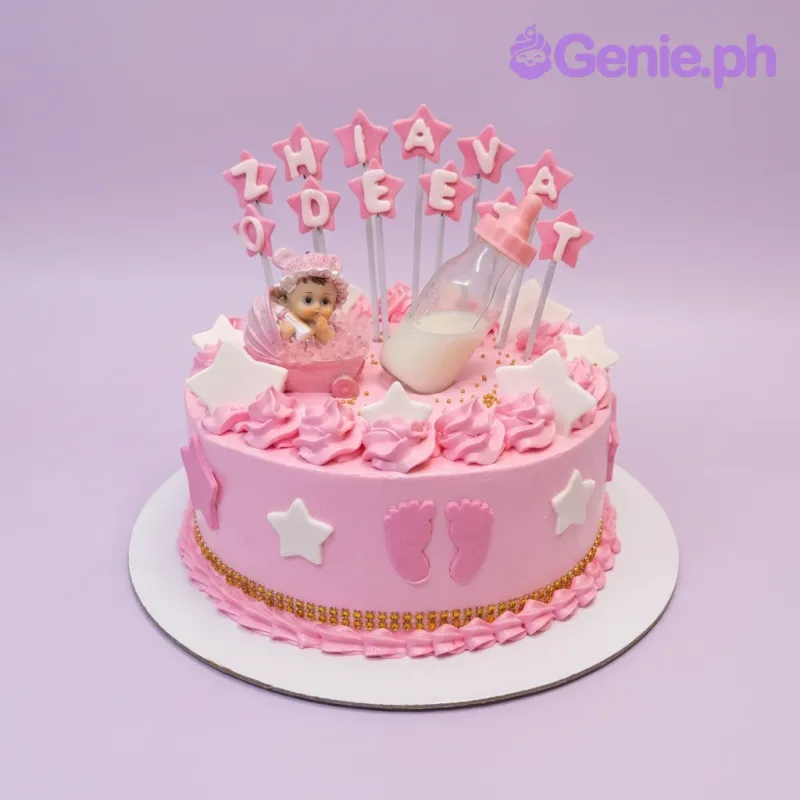 Baby Shower Dream Catcher Cake Design