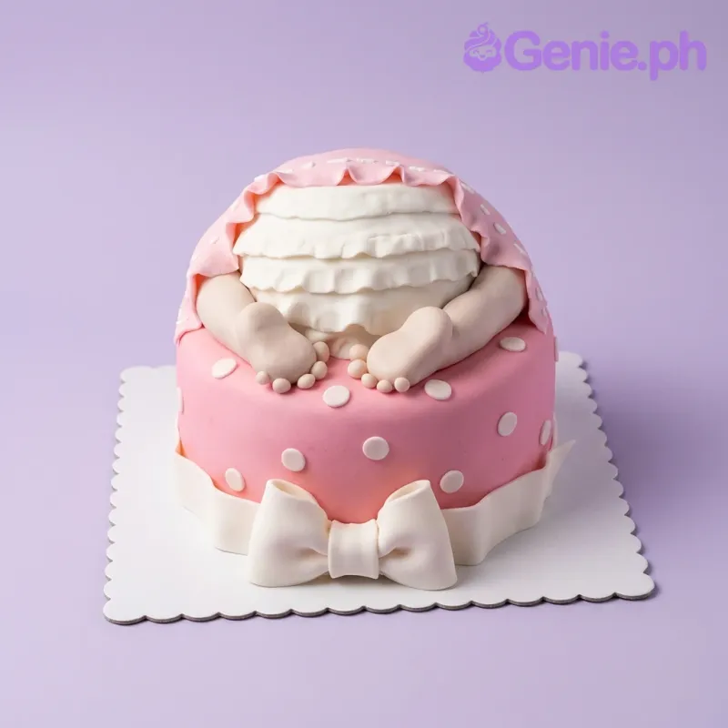 Baby Shower Dream Catcher Cake Design