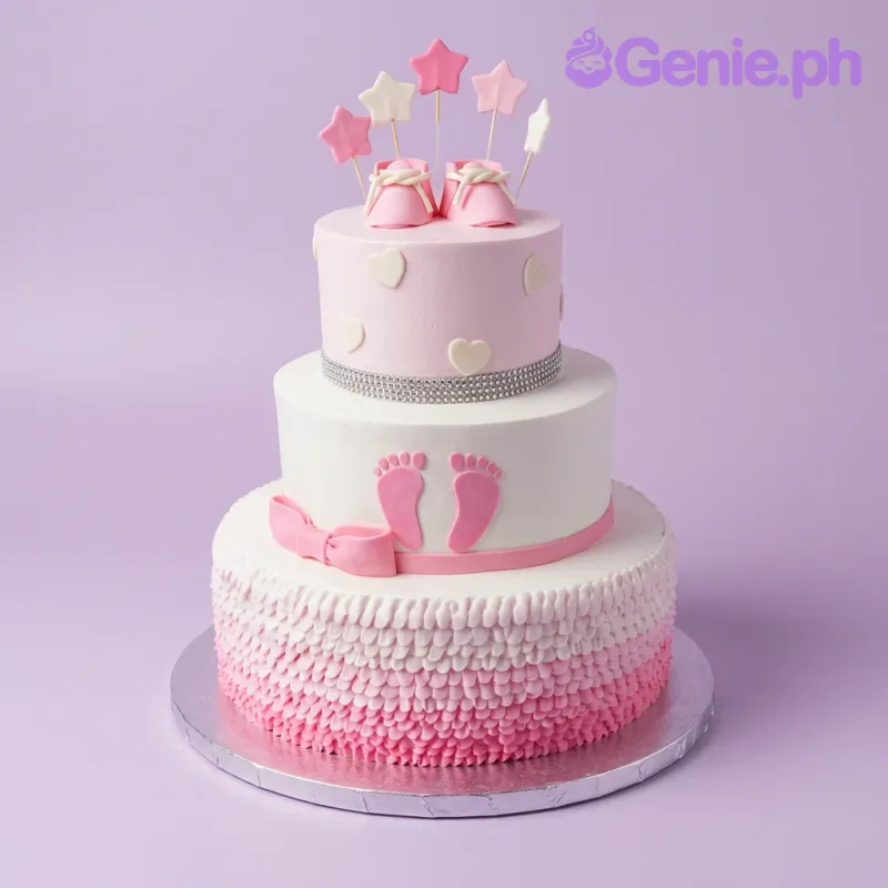 Baby Shower Dream Catcher Cake Design