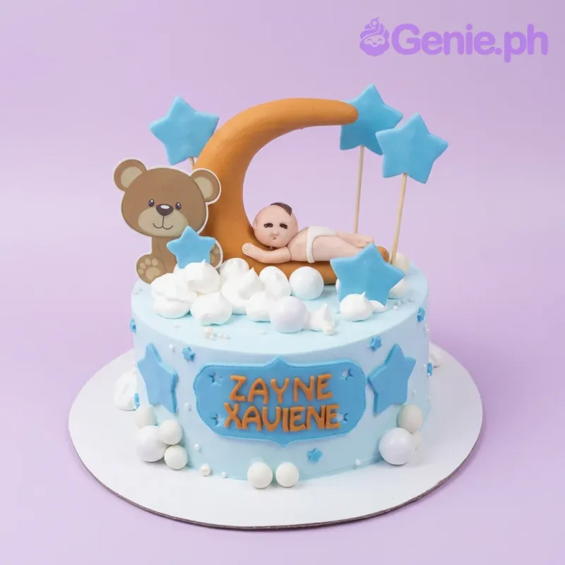 Baby Shower Dream Catcher Cake Design