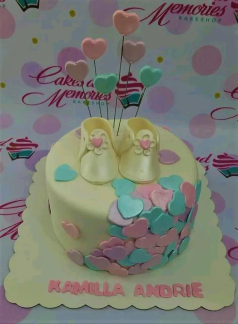 Baby Shower Dream Catcher Cake Design