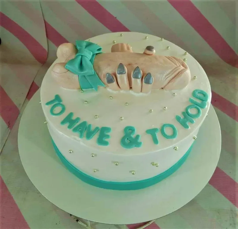 Bachelorette Naughty Cake Design