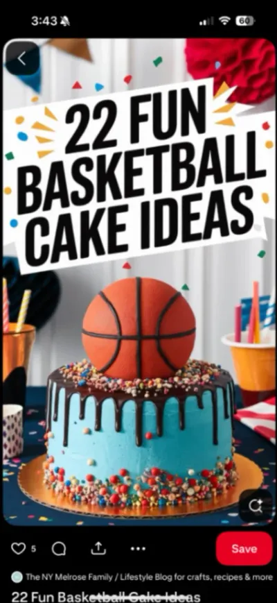 Basketball Cake