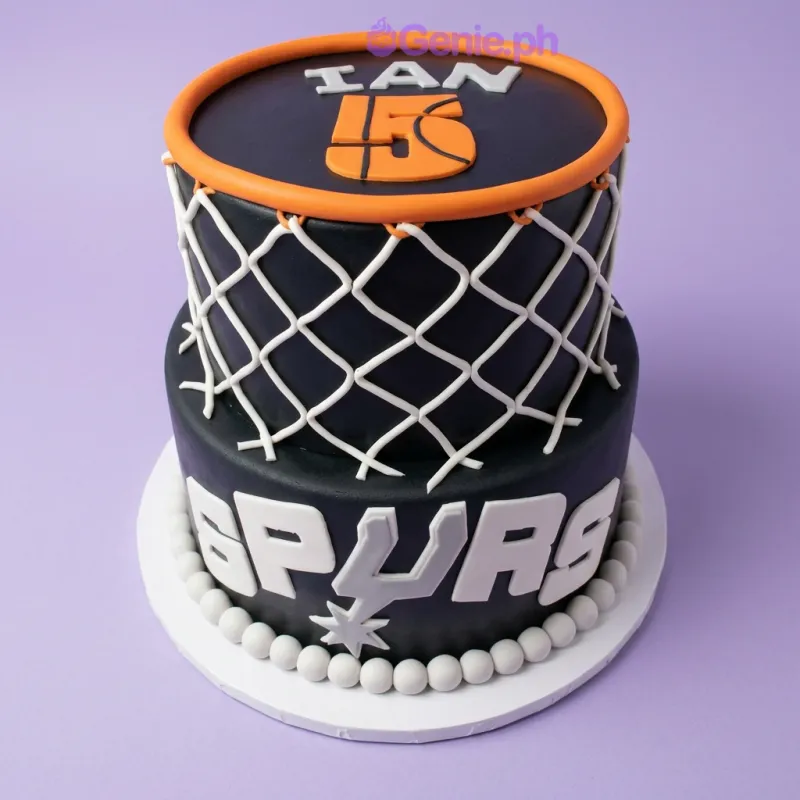 Basketball Spurs Cake
