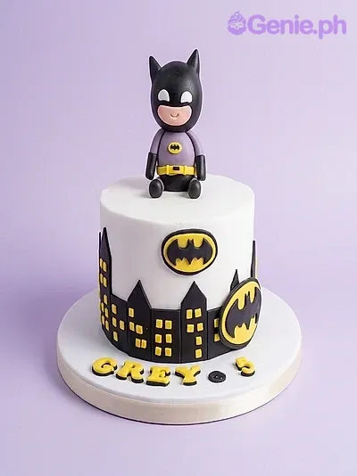 Batman Black Yellow Cake
