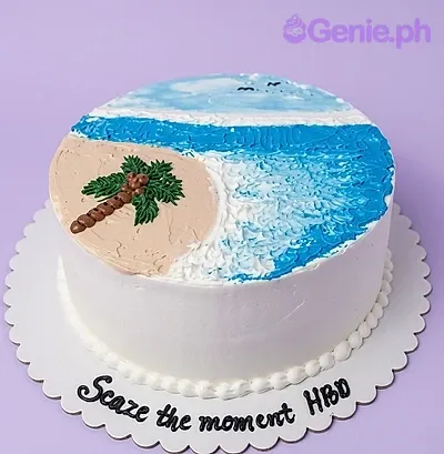 Beach Birthday Cake