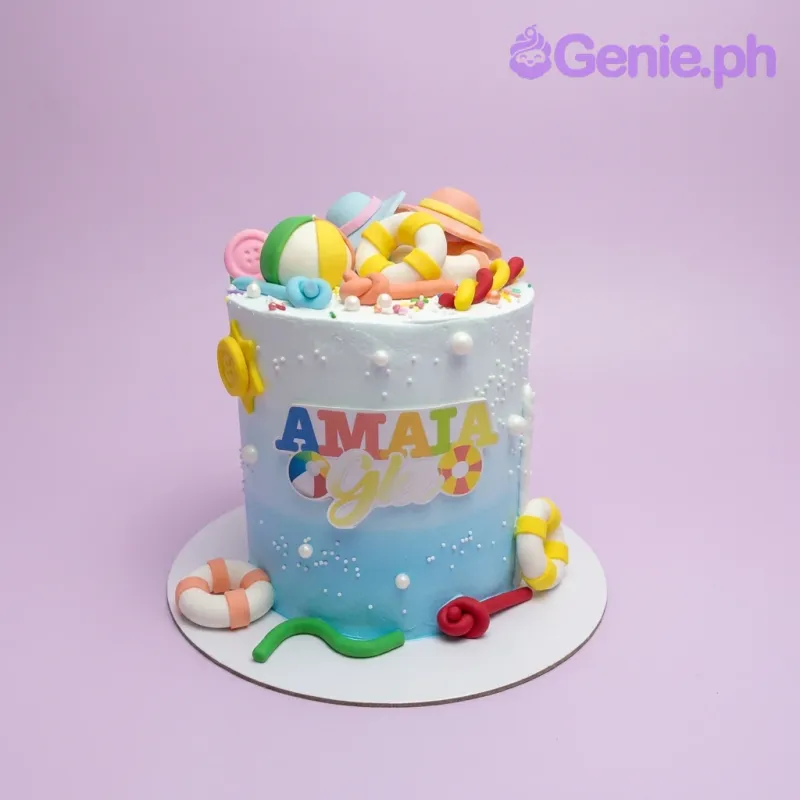 Beach Birthday Cake