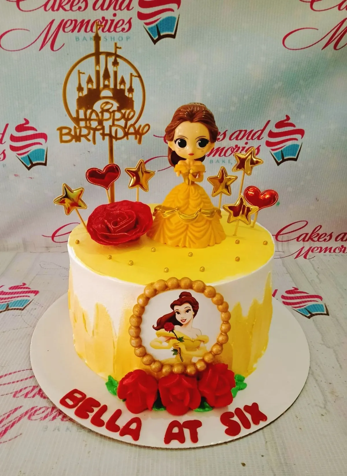 Belle Beauty And The Beast Cake