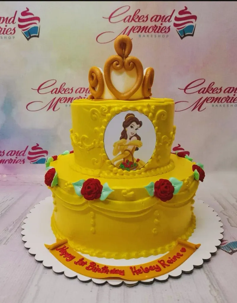 Belle Beauty And The Beast Cake