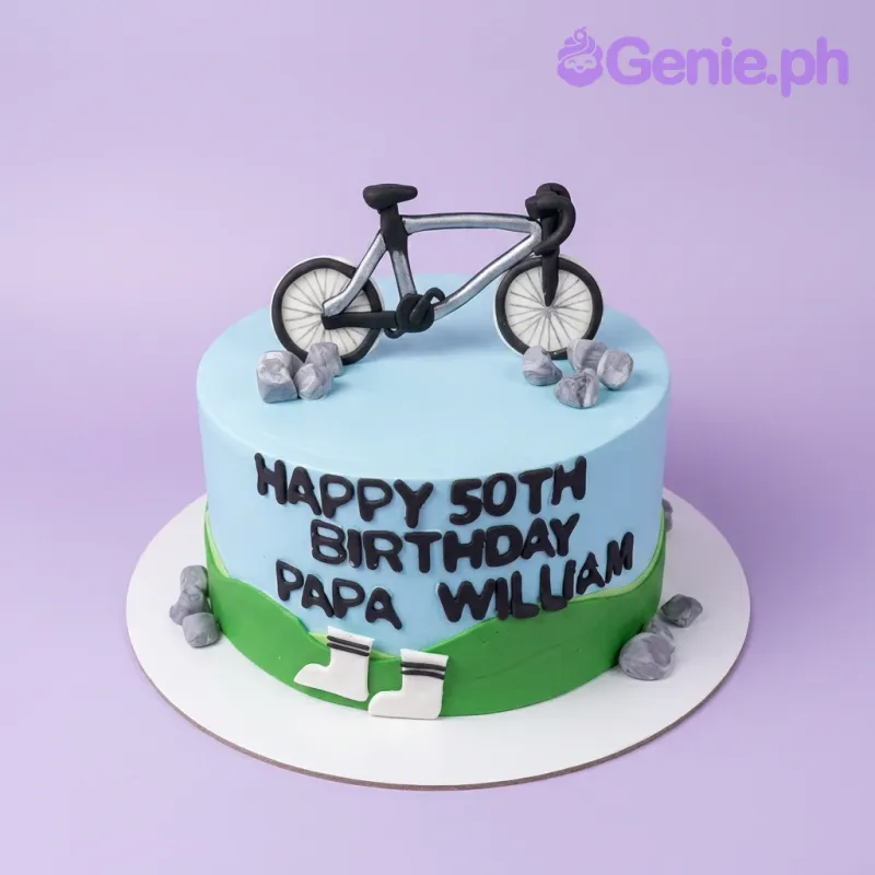 Bicycle Birthday Cake