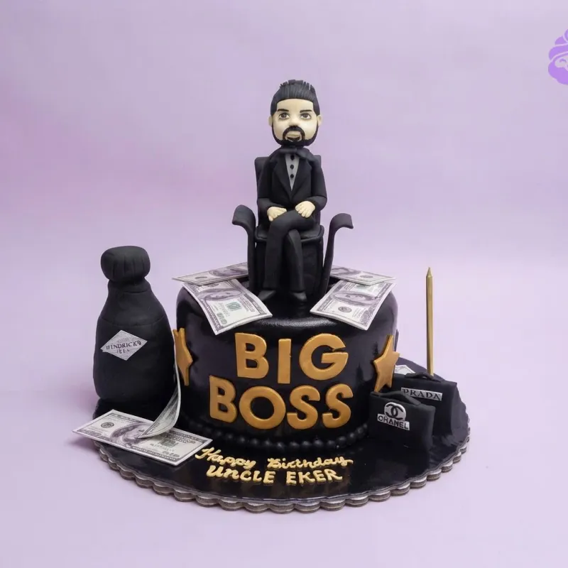 Big Boss Money Cake Design