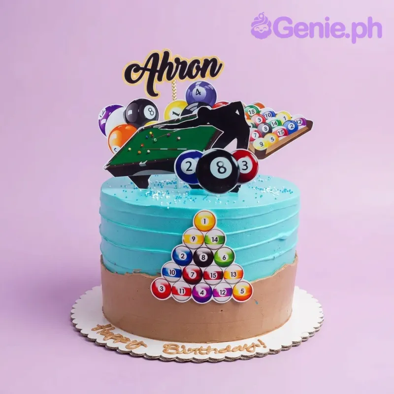 Billiards Pool Cake Design