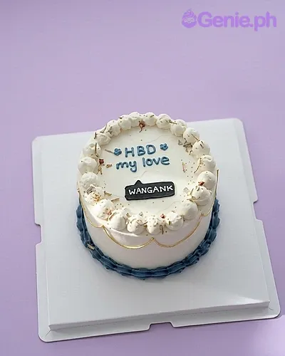 Birthday Blue Bento Cake Design