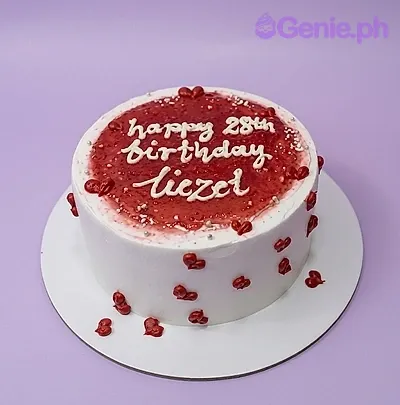 Birthday Hearts Cake