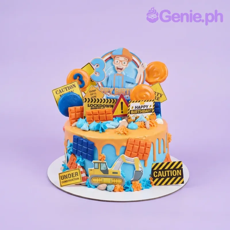 Blippi Construction Cake