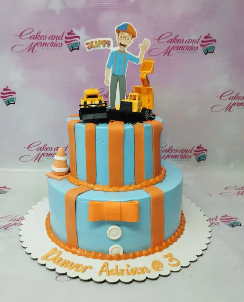 Blippi Construction Cake