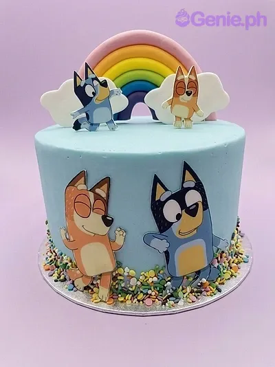 Bluey Bingo Cake Design