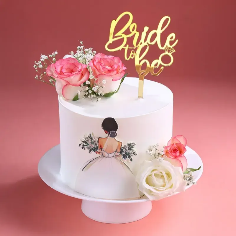 Bridal Shower Bride Cake Design