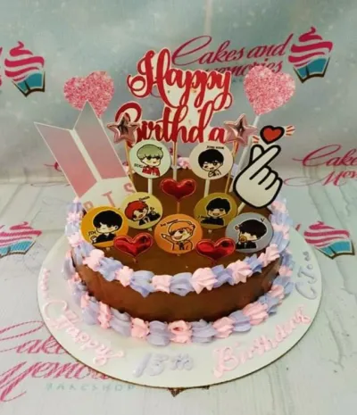 Bts Kpop Cake