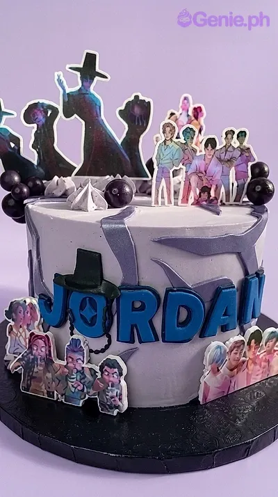 Bts Kpop Lavender Cakes Cake Design