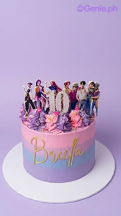 Bts Kpop Rosettes Cake Design