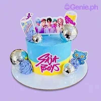 Bts Kpop Disco Cake Design