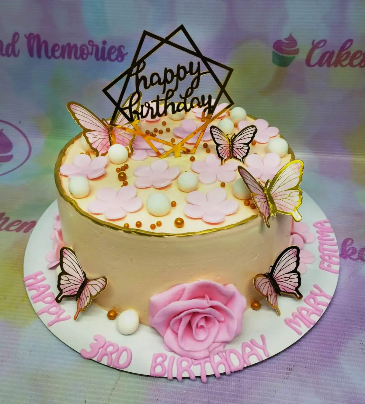 Butterfly Butterflies Cake Design