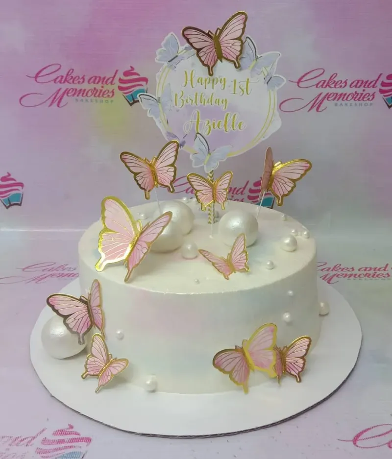 Butterfly Butterflies Cake Design