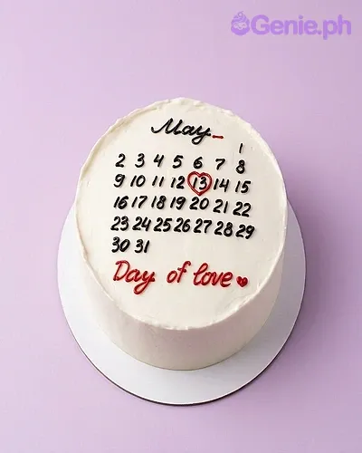 Calendar Love Cake