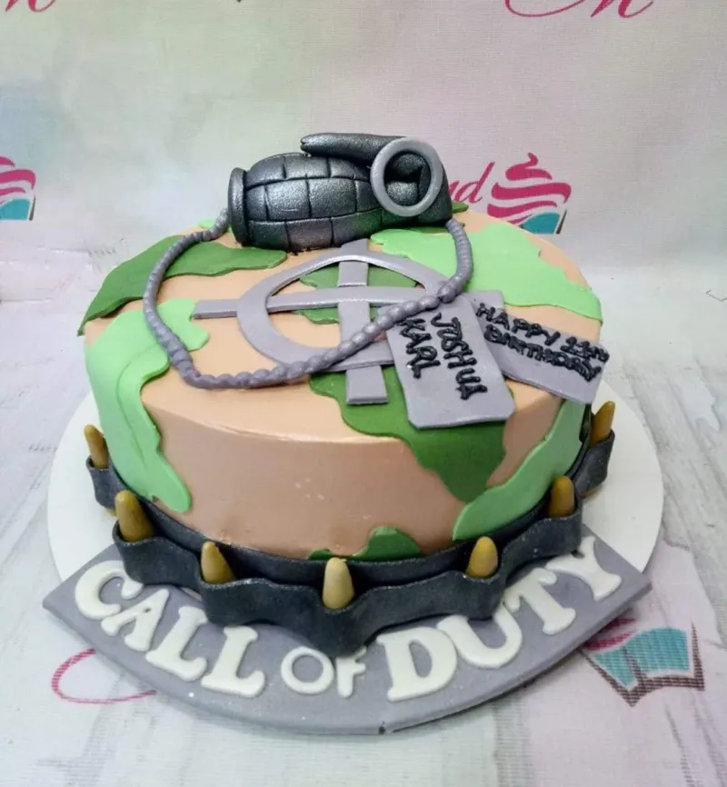 Call Of Duty Military Cake Design