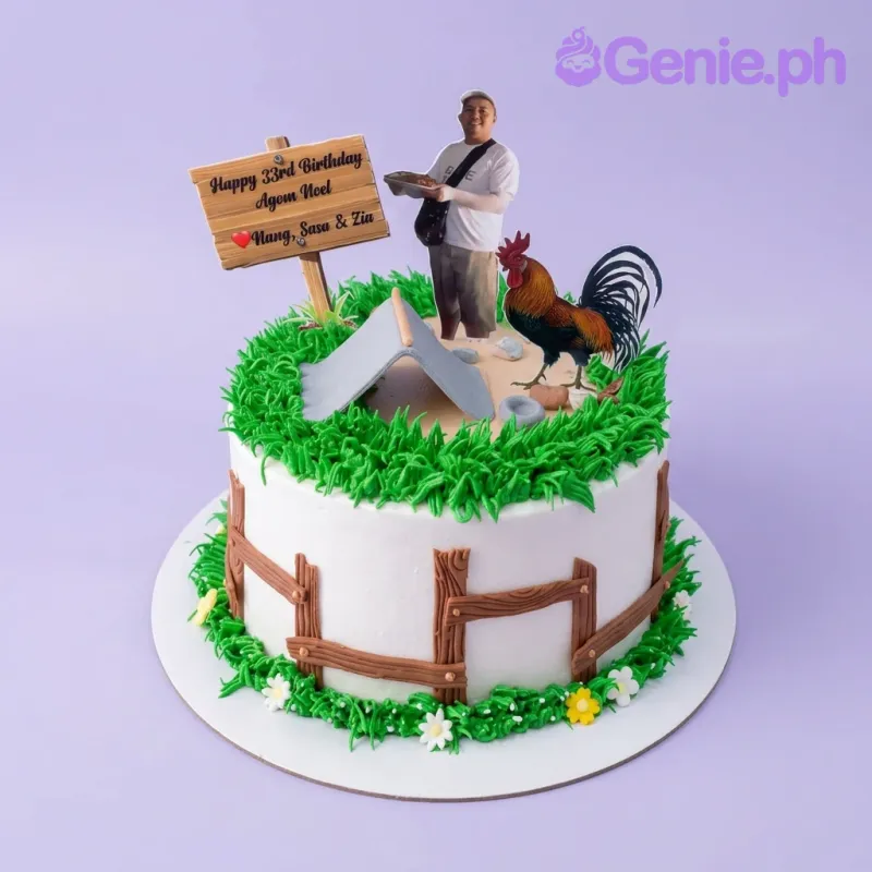 Camping Theme Cake