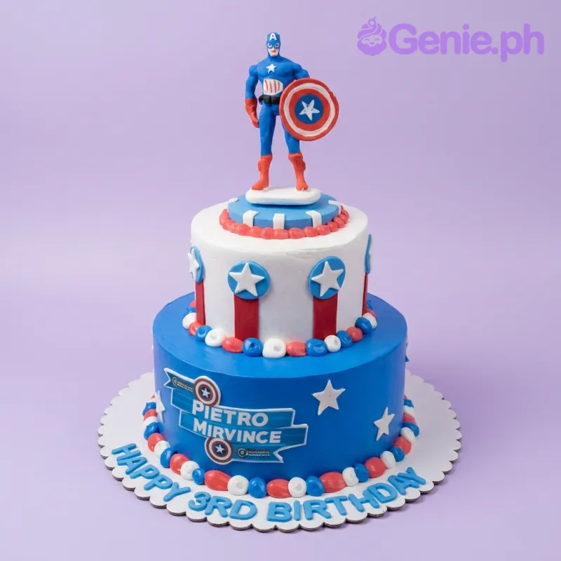 Captain America Avengers Cake Design