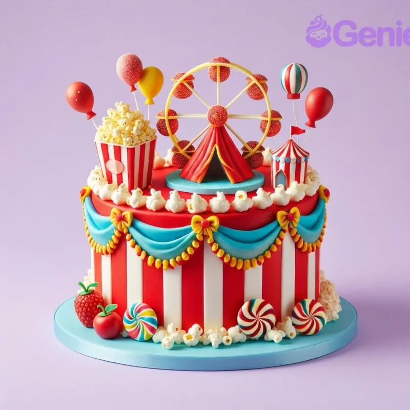 Carnival Circus Cake