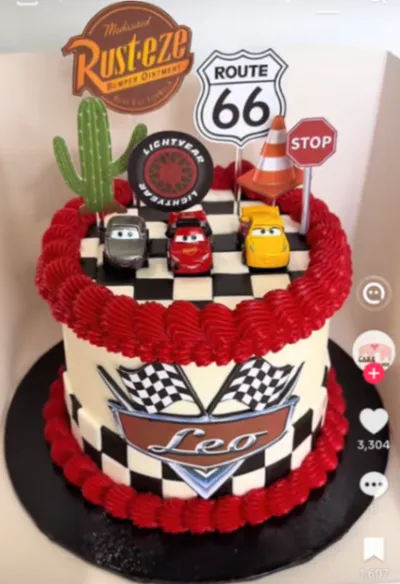 Cars Movie Cake