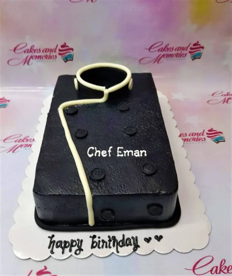Chef Uniform Cake