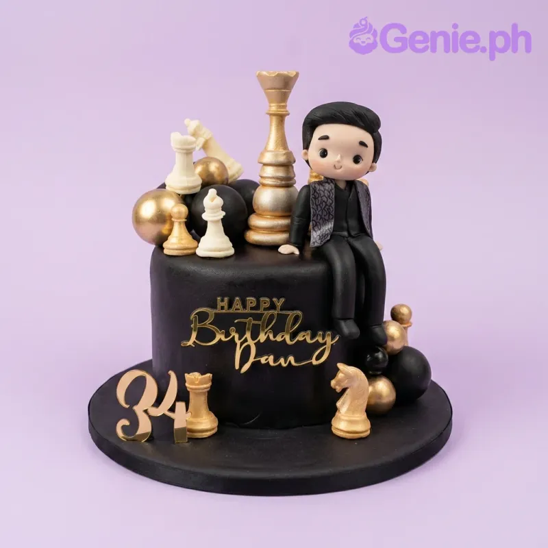 Chess Birthday Cake