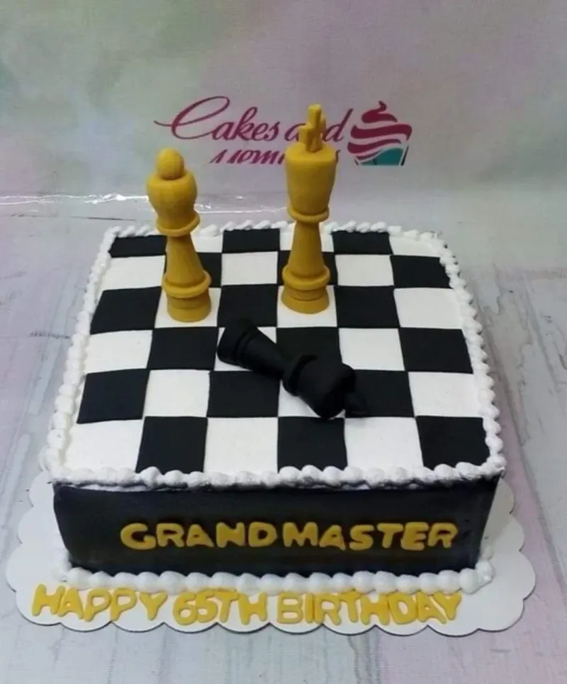 Chess Grandmaster Cake