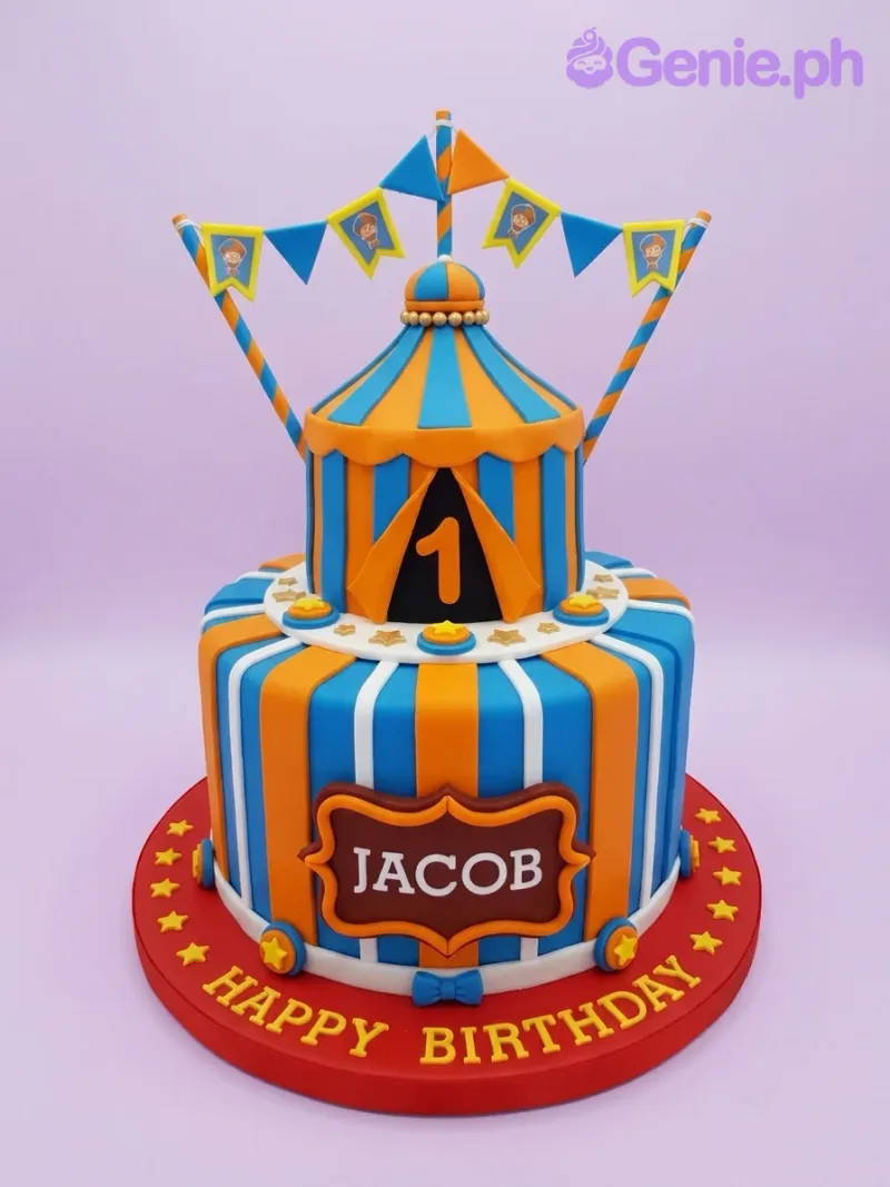 Circus Carnival Cake