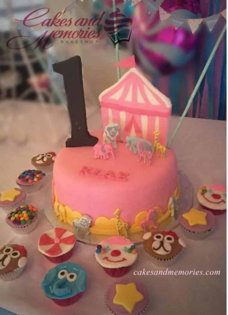 Circus Carnival Cake Design