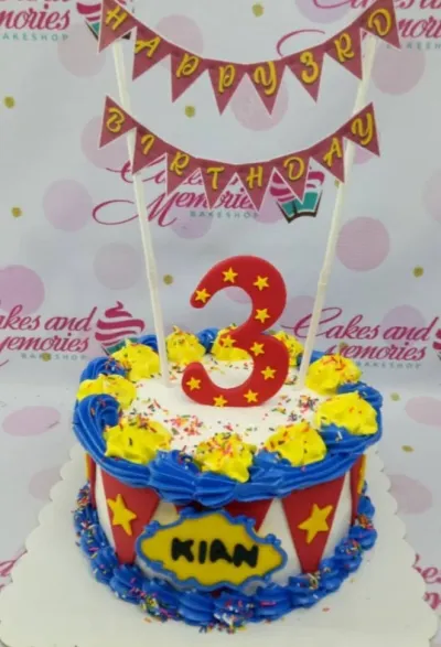 Circus Carnival Cake Design