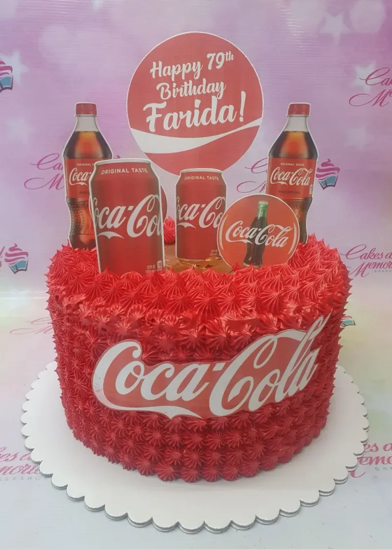 Coca-cola Drinks Cake Design
