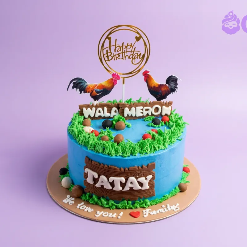 Cockfighting Tatay Rooster Cake Design